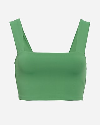 Body Contour High Compression Square Neck Cropped Tank