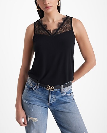 Best Deal for Rhinestone Tops for Women Sexy Lace Deep V Neck Short