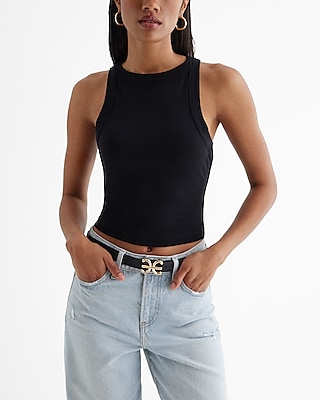 Fitted High Neck Tank
