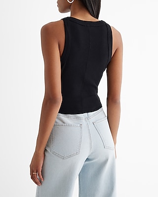 Fitted High Neck Tank