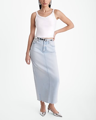 Fitted Scoop Neck Cropped Tank - image 3