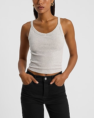 Fitted Scoop Neck Cropped Tank - image 5