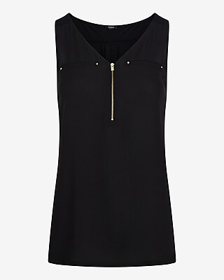 V-Neck Quarter Zip Hudson Tank - image 4