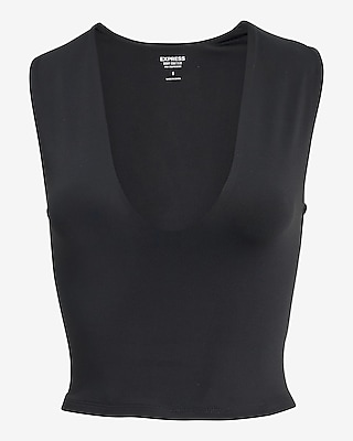 Body Contour High Compression Deep V-Neck Tank