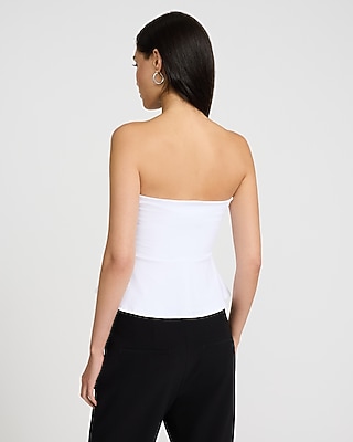 Peplum Tube Top