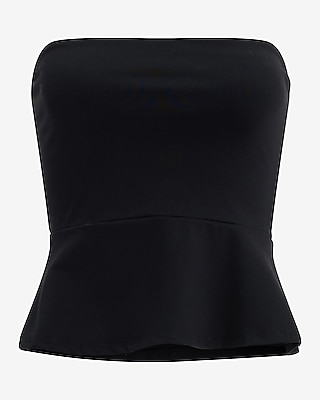 Peplum Tube Top