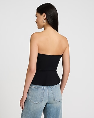 Peplum Tube Top