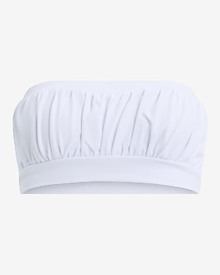 Ruched Cropped Bandeau Top - image 4