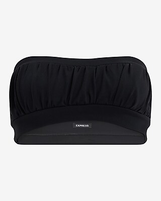 Ruched Cropped Bandeau Top - thumbnail 4