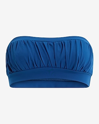 Ruched Cropped Bandeau Top - thumbnail 5