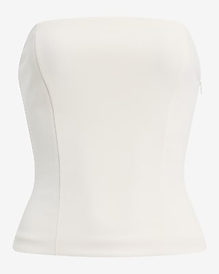 melt the lady basic tube tops bk×wh Strapless Tube Top | Express