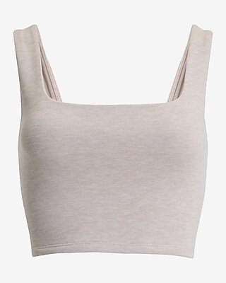 Body Contour Luxe Lounge Square Neck Cropped Tank