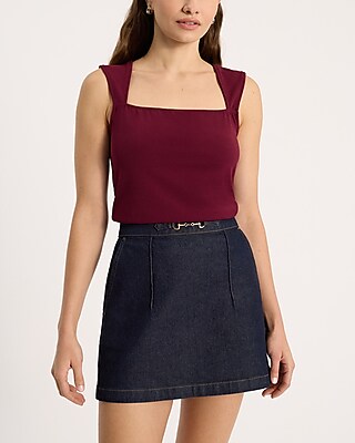 Fitted Square Neck Tank