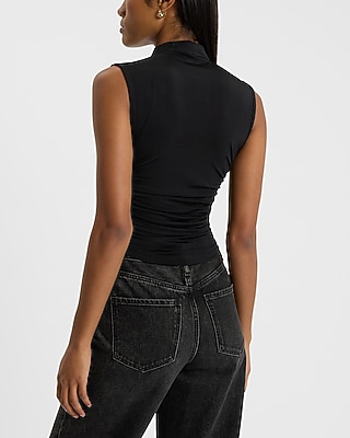 トップス TR34228 S ruched sculpt body lace black TR34228 S ruched