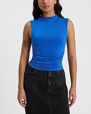 Body Contour Compression Neck Ruched Tank