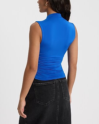 Body Contour Compression Neck Ruched Tank