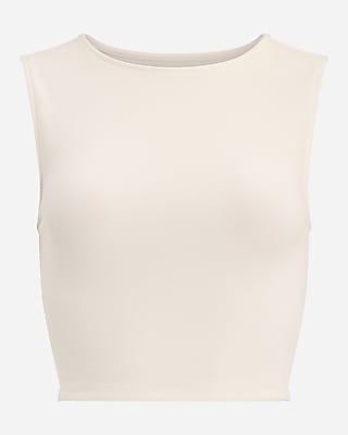 Body Contour Cozy Crew Neck Cropped Tank