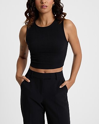 Body Contour Cozy Crew Neck Cropped Tank - thumbnail 9