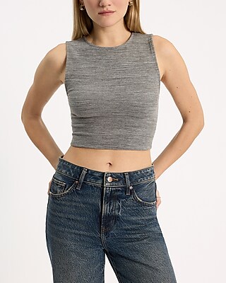 Body Contour Cozy Crew Neck Cropped Tank