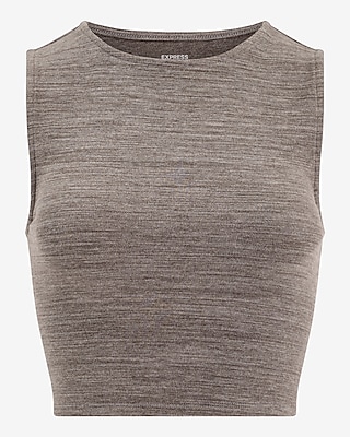 Body Contour Cozy Crew Neck Cropped Tank