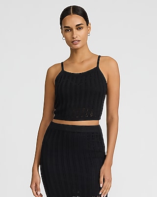 Textured Knit Scoop Neck Cami - image 5