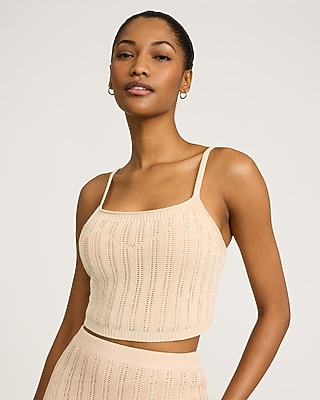 Textured Knit Scoop Neck Cami - image 2