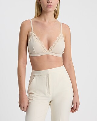 Lace Trim Triangle Bralette