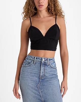 Sweetheart Neckline Cropped Cami