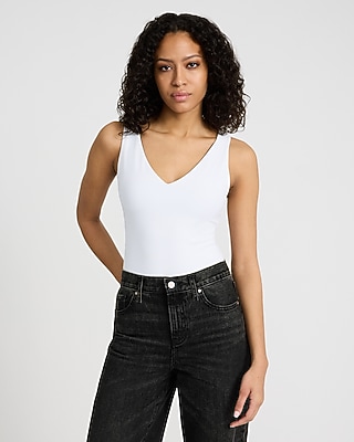Body Contour High Compression Reversible V-Neck Bodysuit