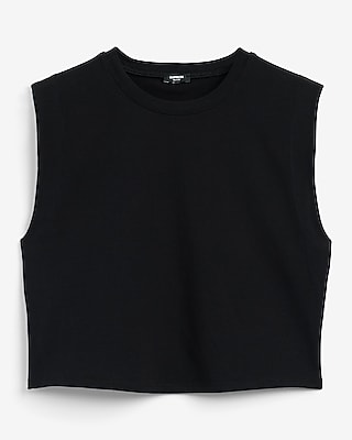 Cotton Crew Neck Muscle Tank