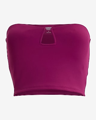 Body Contour High Compression V-Wire Cropped Tube Top