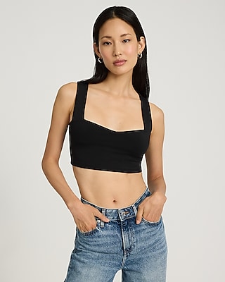 Body Contour High Compression Sweetheart Cropped Tank