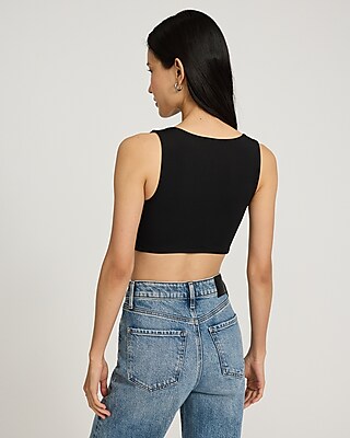 Body Contour High Compression Sweetheart Cropped Tank