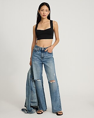 Body Contour High Compression Sweetheart Cropped Tank