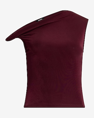 Off The Shoulder Asymmetrical Twist Tank