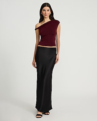 Off The Shoulder Asymmetrical Twist Tank
