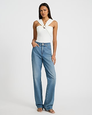 Halter Hardware Cutout Sleeveless Bodysuit - thumbnail 8