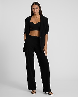 Body Contour Light Compression Bustier Cutout Cropped Tank in Stretch Cotton