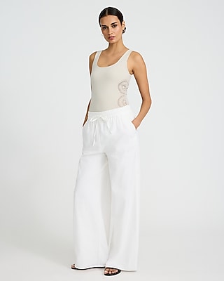 Body Contour Stretch Cotton Crochet Pieced Bodysuit