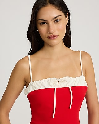 Two Tone Bow Cami