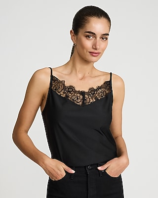 Polka Dot V-neck Downtown Cami | Express