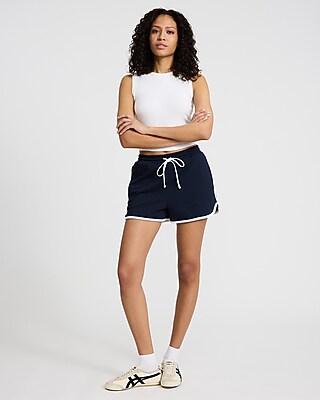 Fitted Ribbed Crew Neck Tank - image 2