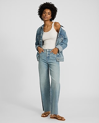 Fitted Ribbed Scoop Neck Cropped Tank