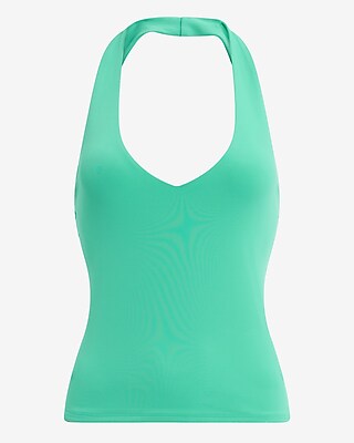 Body Contour High Compression V-Neck Halter Tank