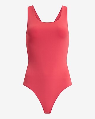 Body Contour High Compression Strappy Open Back Bodysuit
