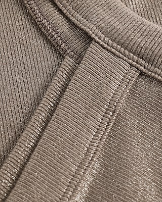 Shine Fitted Ribbed Square Neck Tank