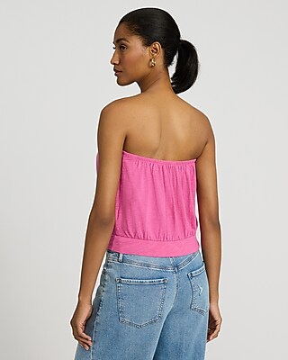 Banded Bottom Tube Top