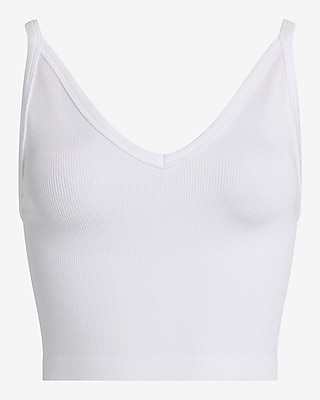 Body Contour Seamless Ribbed V-Neck Cami