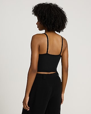 Body Contour Seamless Ribbed V-Neck Cami