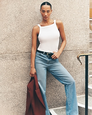 トップス XL / everyone 3P rib tank top everyone 3P rib tank top (WHITE) サイズ XL everyone 3P rib tank